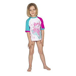 Koszulka dziecięca z lycry Mares SEASIDE RASHGUARD SHIELD KID GIRL