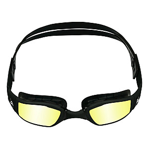 Okulary pływackie Michael Phelps NINJA YELLOW tytan. lustrzane soczewki