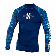 Męska koszulka z lycry Scubapro RASHGUARD AEGEAN UPF50, długi rękaw