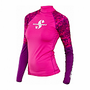 Damska koszulka z lycry Scubapro RASHGUARD FLAMINGO UPF50, długi rękaw