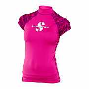 Damska koszulka z lycry Scubapro RASHGUARD FLAMINGO UPF50, krótki rękaw