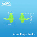 Zatyczki do uszu dla dzieci Zoggs AQUA PLUGZ JUNIOR ORANGE