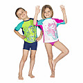 Koszulka dziecięca z lycry Mares SEASIDE RASHGUARD SHIELD KID GIRL