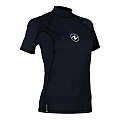 Damska koszula z lycry Aqua Lung RASHGUARD SLIM FIT czarna cr. rękaw