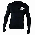 Męska koszulka z lycry Scubapro RASHGUARD BLACK SWIM UPF50, długi rękaw