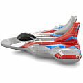 Leżak dmuchany Bestway 41443 GALAXY GLIDER Fighter 136 x 135 cm szary