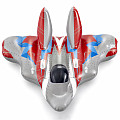 Leżak dmuchany Bestway 41443 GALAXY GLIDER Fighter 136 x 135 cm szary