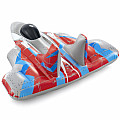 Leżak dmuchany Bestway 41443 GALAXY GLIDER Fighter 136 x 135 cm szary