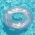 Dmuchany pierścionek Bestway 36240 IRIDESCENT SWIM RING 107 cm perła