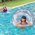 Dmuchany pierścionek Bestway 36240 IRIDESCENT SWIM RING 107 cm perła